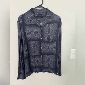 AllSaints Viper Snake Shirt